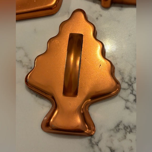 Copper Cookie Cutters, set of 5 - Picture 4 of 5